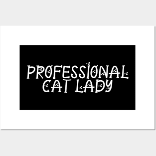 Professional Cat Lady Posters and Art